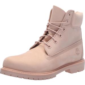 Timberland Women's 6" Premium Waterproof Boot (7, Light Pink Nubuck)