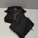 SUUKSESS Women 2 Piece Lounge Matching Sets Wide Leg Sweatpants Half Zip Oversized Sweatshirts (Jet Black, S)