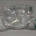 9.8" Lazy Susan Turntable Organizer, Clear Acrylic Spinning Shelf with Raised Edge - 360 Rotating for Fridge, Cabinet, Counter - Storage for Spices, Cosmetics, Food (4-Sections) (Medium)