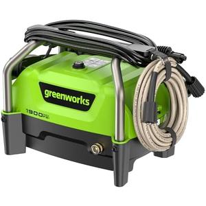Greenworks 1900 PSI (SGS Certified) 1.2 GPM 13Amp Portable Compact Electric Pressure Washer, Power Washer for Cars, Driveways, Patios, Patio Furniture & Around Pools