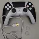 Upgrade for PS Controller Wireless with Back Paddles,No Drift Remote Control,Turbo,Vibration,3D Joystick,1200mAh Battery, Gift for Christmas