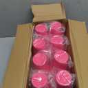 Kochorie 50 Pack Hot Pink Disposable Plastic Cups 12 Ounce Drinking Party Cups Bulk Party Cups for Wedding Birthday Graduation Christmas Parties, Picnics Events
