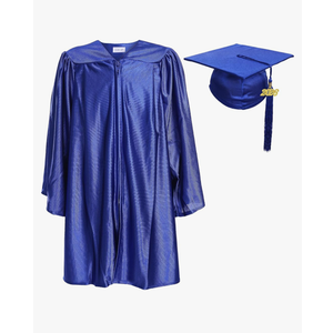 Newrara Unisex Shiny Kindergarten Graduation Gown Cap with Tassel 2025 30 inch