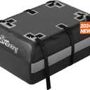 Asinking Car Rooftop Cargo Carrier Bag - 100% Waterproof Heavy Duty Car Roof Luggage Carrier 15 Cubic Feet, Fits All Vehicles with/Without Roof Rack - Easy Install & Triply Reinforced for Secure Use