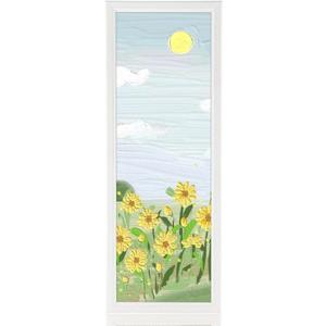 8x24 Wood Frame White, Modern Natural Woodgrain 24x8in Picture Frame, Rustic Wooden 8 x 24 inch Gallery Wall Photo Poster Frame with HD Plexiglass, Horizontal Vertical Wall Mounting Display 1pcs