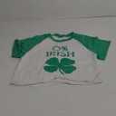 Women's Saint Patrick's Day Shirt St. Patrick's Day Crop Top Irish Shirt Shamrock Graphic Short Sleeve Crop Top (Medium, Sc-greenw-5)