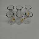 6pcs Transparent Glass Vase Flower Arrangement Containers for Home Decor Elegant Centerpieces and Stylish Plant Display for Floral Arrangements and Indoor Decoration