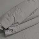 NICETOWN 100% Blackout Curtains 95 inches Length for Dining Room, 2 Panels Set, 52" Wide, Farmhouse Style Room Warming Window Draperies with Thermal Insulated Liners for Winter (Natural)