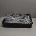 3-Tier Utility Cart with Wheels, Rolling Cart, Storage Shelves, Multi-Functional Organizer Cart for Bathroom, Office, Kitchen, White (No hanging baskets)