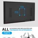 AX WABER Dual Monitor Stand Vertical Stack Screen Free-Standing Desk Mount Arm Riser Fits Two 13 to 34 Inch Computer Monitors with Swivel,Tilt, Height Adjustable,VESA Stand 100x100mm, 75x75mm AX05TB02