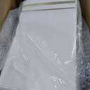 WDF 175Pcs Blue Plastic Plates - Heavy Duty Baby Blue Plates Disposable - 25Guests Plastic Dinnerware Ideal for Parties/Wedding/Baby Shower/Easter (Bule and Gold)