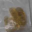 uxcell Brass Hollow Circle Bezel Round Linking Rings, for Earrings Necklaces Jewelry Making