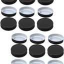 24pcs Sealing Metal Caps for Bottles Apothecary Jars Leakproof Tinplate Lid Covers for Food Storage Containers Jar Lids