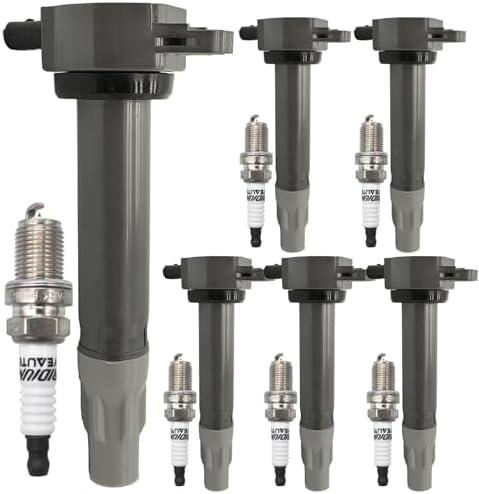 UF502 Ignition Coil Pack 4606869AA and Iridium Spark Plugs 7781 Set Of 12 Fit For Chrysler 300,Sebring,Town&Country,Pacifica 2006-2010&Dodge Charger,Nitro,Journey,Challenger,Magnum 2006-2011 3.5L 4.0L