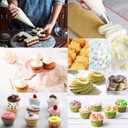 LoveBB 500 Pcs Piping Bags Disposable 10.6 inch Thick Tipless Pastry Bags Icing Frosting Bags for Baking Cookies Cupcake Decorating Supplies