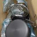 Cuisinart 17-Piece Pots and Pans Set, Non Stick Hard Anodized Cookware Set, Compatible with Electric, Gas Cooktops, Dishwasher Safe, Oven Safe Pot Set, Cool Grip Handles, Aluminum Core for Even Heat