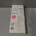 COOLJOB 6 Pairs 100% Cotton Gloves for Dry Hands Moisturizing & Eczema, Overnight Lotion, Sleep & Spa Treatment for Women & Men, Breathable Work Glove Liners, White, X-Small