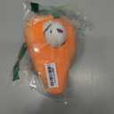 Amazon Basics Interactive Hide and Seek Squeaky Dog Plush Toy, Rabbit and Carrot, Orange and White, 5-Pack