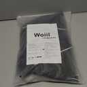 Dog Coat Winter Warm Dog Jacket for Medium Dogs Waterproof Winter Vest Breathable Dog Clothes Dog Jumper with Harness Hole Reflective Stripes Large Dogs (Black)