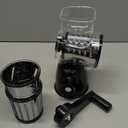 JIUMEXES Rotary Cheese Grater Hand Crank with 3-in-1 Blades - Fast, Safe & Effortless Grating, Perfect for Cheese, Vegetables & Chocolate, BPA-Free with Steel Drums,Black