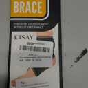 KTSAY Ankle Brace for Sprained Ankle, Ankle Support for Women & Men, Adjustable Compression Wrap for Achilles Tendonitis & Plantar Fasciitis Relief (Grey)