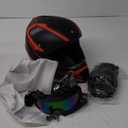 Youth Dirt Bike Helmet Set Includes Gloves, Goggles, Mask, Ideal Helmet for Kids 8-14, Premium Safety Gear for Dirt Bike Helmets Enthusiasts - DOT Approved (Red,S)