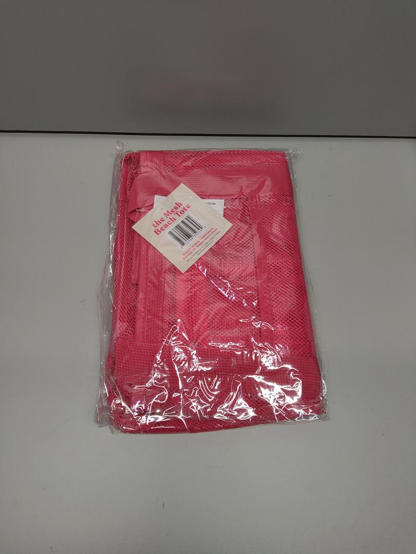 CASSI Beach Tote Bag, Waterproof Bottom, Hot Pink 