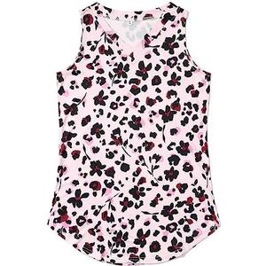 KYKU Women's Tank Top Summer Sleeveless T Shirt Casual V Neck Curved Hem Blouses Size XL