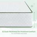 Dourxi Crib Mattress 2-in-1 Dual Firmness Crib Mattress for Infant Toddler