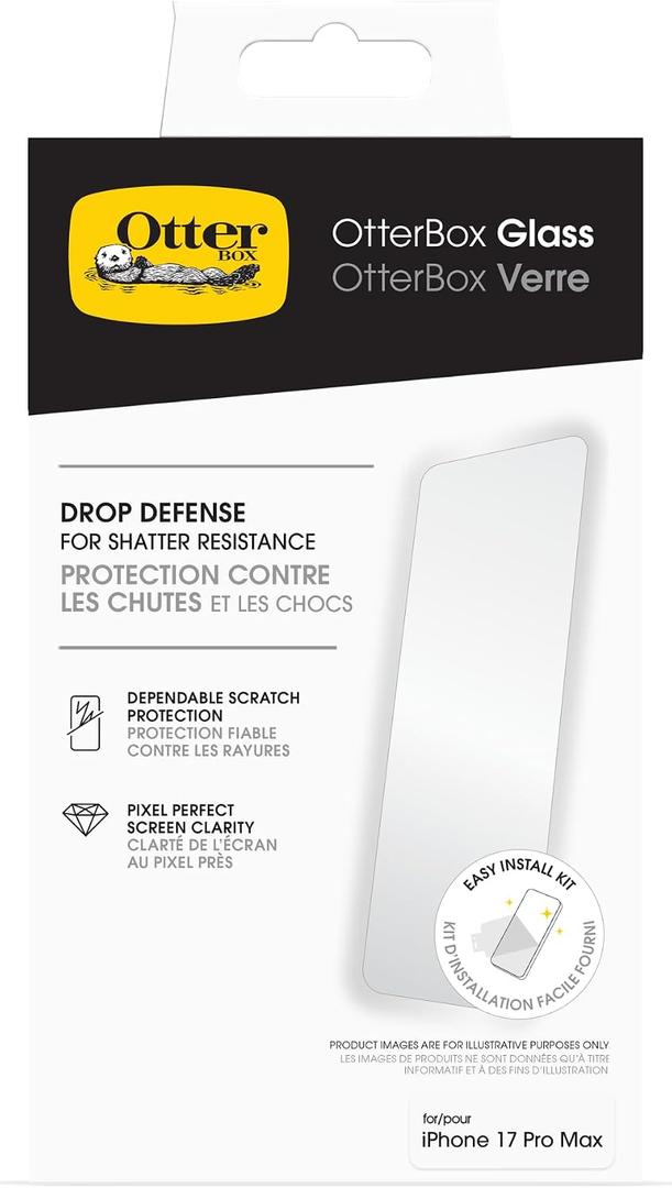 OtterBox iPhone 17 Pro Max Glass Screen Protector