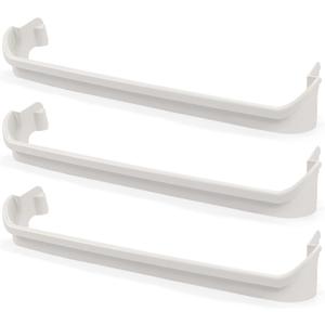 Kojem 2 x 240534901 & 1 x 240534701(Middle) Refrigerator Door Shelf Rack Bar Compatible with Frigidaire Kenmore Refrigerator Door Shelf Retainer Bar Replace for AP3214631 PS734936 948952 AP3214630