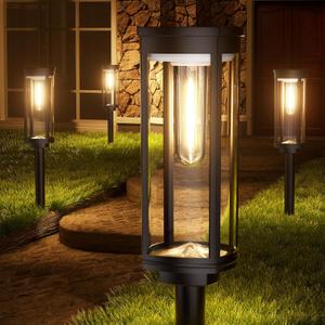 Solar Pathway Lights Outdoor Warm White 8-Pack Waterproof IP65, Auto On/Off Solar Powered Walkway Lighting for Driveway Yard Garden, Upgraded Landscape Lights Outside Solar Pathway Lights Outdoor Warm White 8-Pack Waterproof IP65, Auto On/Off Solar Powered Walkway Lighting for Driveway Yard Garden, Upgraded Landscape Lights Outside