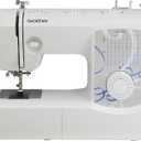 Brother XM3700 Machine, 37 Built-in Stitches, 5 Included Sewing Feet, 17.5 x 7.6 x 14.25 inches, White