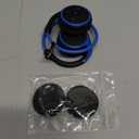 Small Bluetooth Headphones Wrap Around Head - Sports Wireless Headset with Built in Microphone and Crystal-Clear Sound, Foldable and Carried in The Purse, and 12-Hour Battery Life, Blue