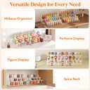 Lifewit Cupcake Stand, Perfume Cologne Organizer, Tool-Free Assembly, Display Riser, Spice Rack, Figurine Holder, Makeup Storage, Room Decor, Party Decorations, Clear, 12 3 Tier, 1 Pcs
