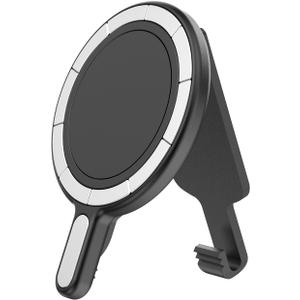 BAISRKE Magnetic Belt Clip Phone Holder, Strong Magnetic Waist Clip Compatible with Phone Cases, Portable & Versatile Accessory for Travel & Outdoor Use - Black