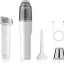 OOYY Car Vacuum Cleaner, 2-in-1 Vacuum Cleaner, Portable mini Cordless Vacuum Cleaner with Blowing and Inflating Functions, Suitable for Home and car use.