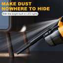 Cordless Vacuum Cleaner for Dewalt 20V Battery,100 AW Handheld Vacuum Cleaner with Washable HEPA Filter,55CFM Portable Shop Vacuum for Car/Pet Hair/Carpets/Hard Floors(No Battery)
