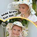 FURTALK Baby Girl Wide Brim Sun Hat with UPF 50+ Toddler Baby Sun Protection