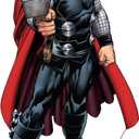 Cardboard People Thor Cardboard Cutout - Avengers Animated, One Size, 38"W x 74"H
