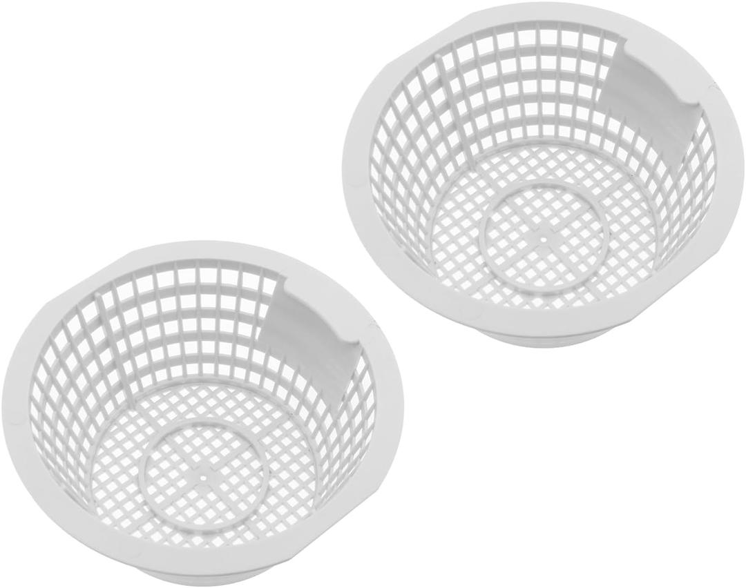 FDXGYH 2pcs Skimmer Basket Compatible with ACM88 8928 Pool Filter Basket Replacement Parts for Inground Swimming Pool