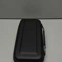 Orzly Carry Case Compatible with Nintendo Switch and New Switch OLED Console - Black Protective Hard Portable Travel Carry Case Shell Pouch with Pockets for Accessories and Games (6.2 inch Switch 1)