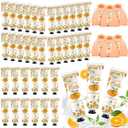48 Sets a Little Cutie Is on The Way Hand Cream Gifts Bulk Baby Shower Hand Cream Travel Size Lotion Bulk Orange Party Supplies Favors Birthday for Guest