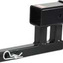 864125 1-1/4" to 2" Hitch Adapter with 4-1/4" Rise/Drop Hitch, 3,500lbs G.T.W, Hitch Pin and Clip Included