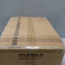 MRBIN Motion Sensor Bathroom Trash Can with Leg, Odor Control 5.5 Gal Tall Automatic Waste Basket for Bedroom, Ozone Purification Neutralizing, Touchless Butterfly Lid, Eclipse Grey