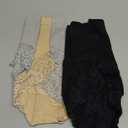 Women's Underwear High Waisted Light Tummy Control Lace Ladies Panties Full Coverage High-Cut Nylon 4 Pack (Medium, Multicolor)