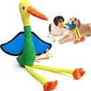 Large Squeaky Dog Toys - Plush Crinkle Dog Toy for Small, Medium, and Large Breeds - Fun for Indoor Puppies and Senior Pups Playing (Colorful)