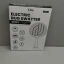 LiBa Electric Fly Swatter Racket, 2 in 1 Electric Bug Zapper USB Rechargeable, 4000V Indoor Outdoor Mosquitoes Zapper with 5 Layer Safety Mesh, Cordless Insect Killer Trap Home Office Camping Patio