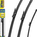 5 PLUS® Silicone Windshield Wipers Replacement for 2011-2024 Ford Explorer Wiper Blades(Set of 3),Automotive Replacement Windshield Wiper Blades For My Car-26"/22"/11"