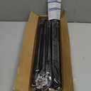 MEXAU 2 Pack Spring Tension Curtain Rods 31-76 Inch Black Shower Curtain Rod No Drilling Adjustable Spring Loaded Curtain Rods 7/ 8" Diameter Shower Rods for Window Bathroom Closet Doorway Door